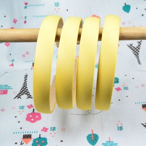 10pcs x 30mm satin headbands, gold satin covered plastic headbands, satin hair bands