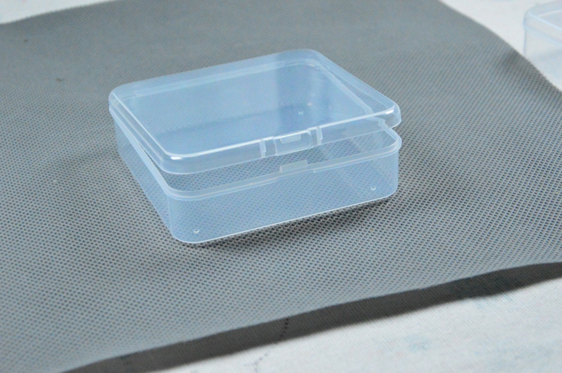 8.5cm Square Plastic Box Clear Plastic Box Plastic Container Etsy