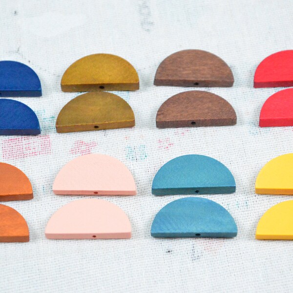 Split Wooden Beads Etsy