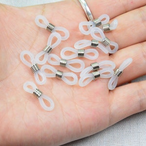 20 pcs Rubber Eyeglass chain holders, rubber bands