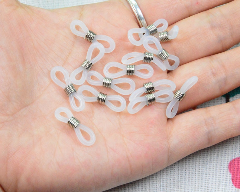 20 Pcs Rubber Eyeglass Chain Holders Rubber Bands Etsy Australia
