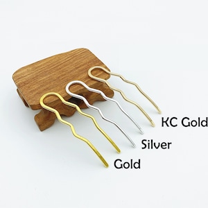 7.3cm long Silver/Gold/KC Gold hair pins, copper hair pins, U shape hair pins hair clips, hair forks hair accessories