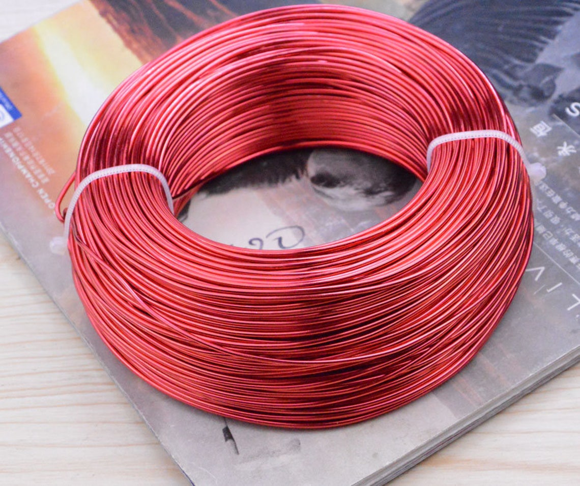 1.5mm Anodized Aluminum Wire 10m Red Aluminum Thread String - Etsy