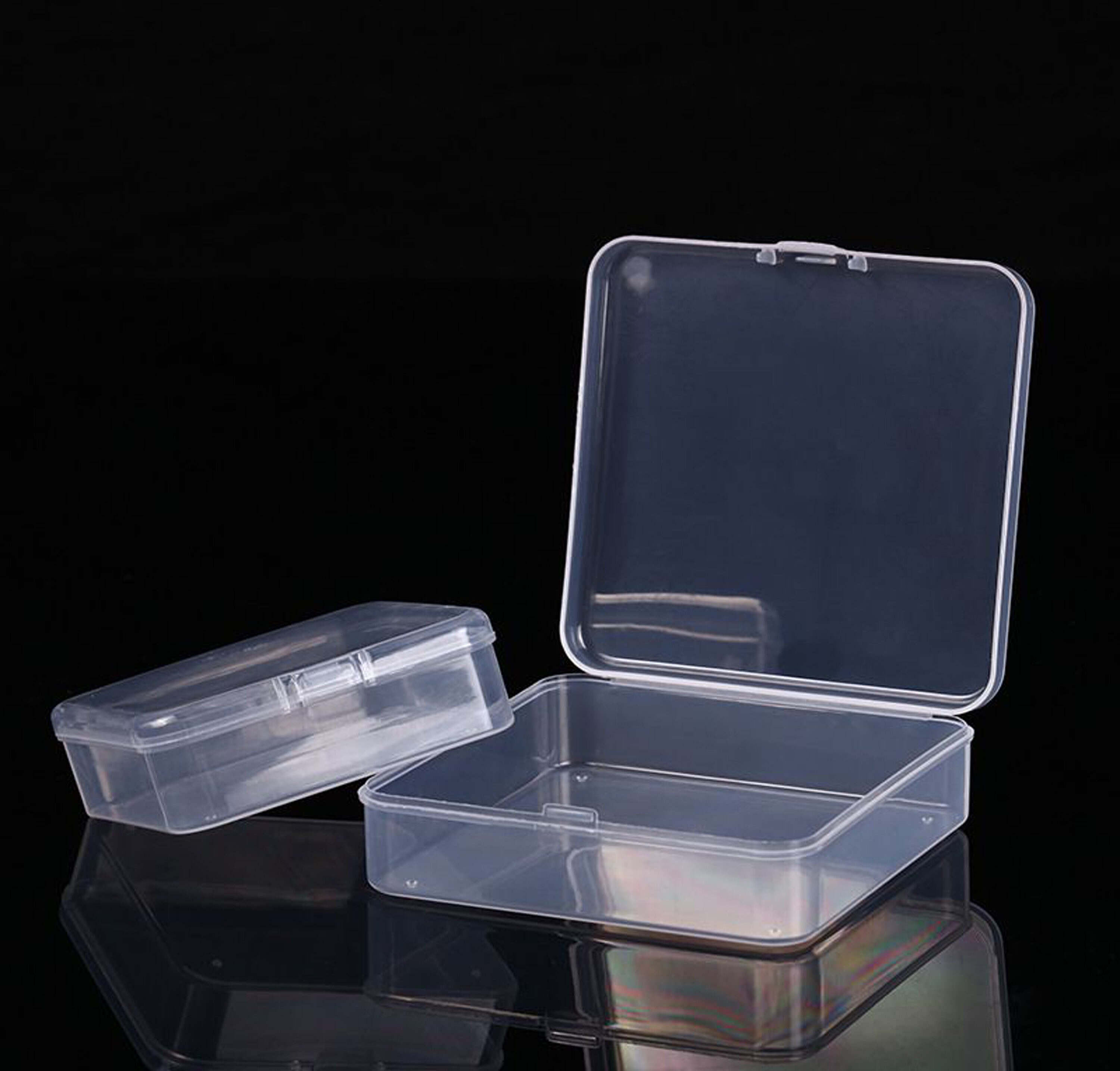 Square Plastic Box Clear Square Box Jewelry Beads Storage Etsy Hong Kong