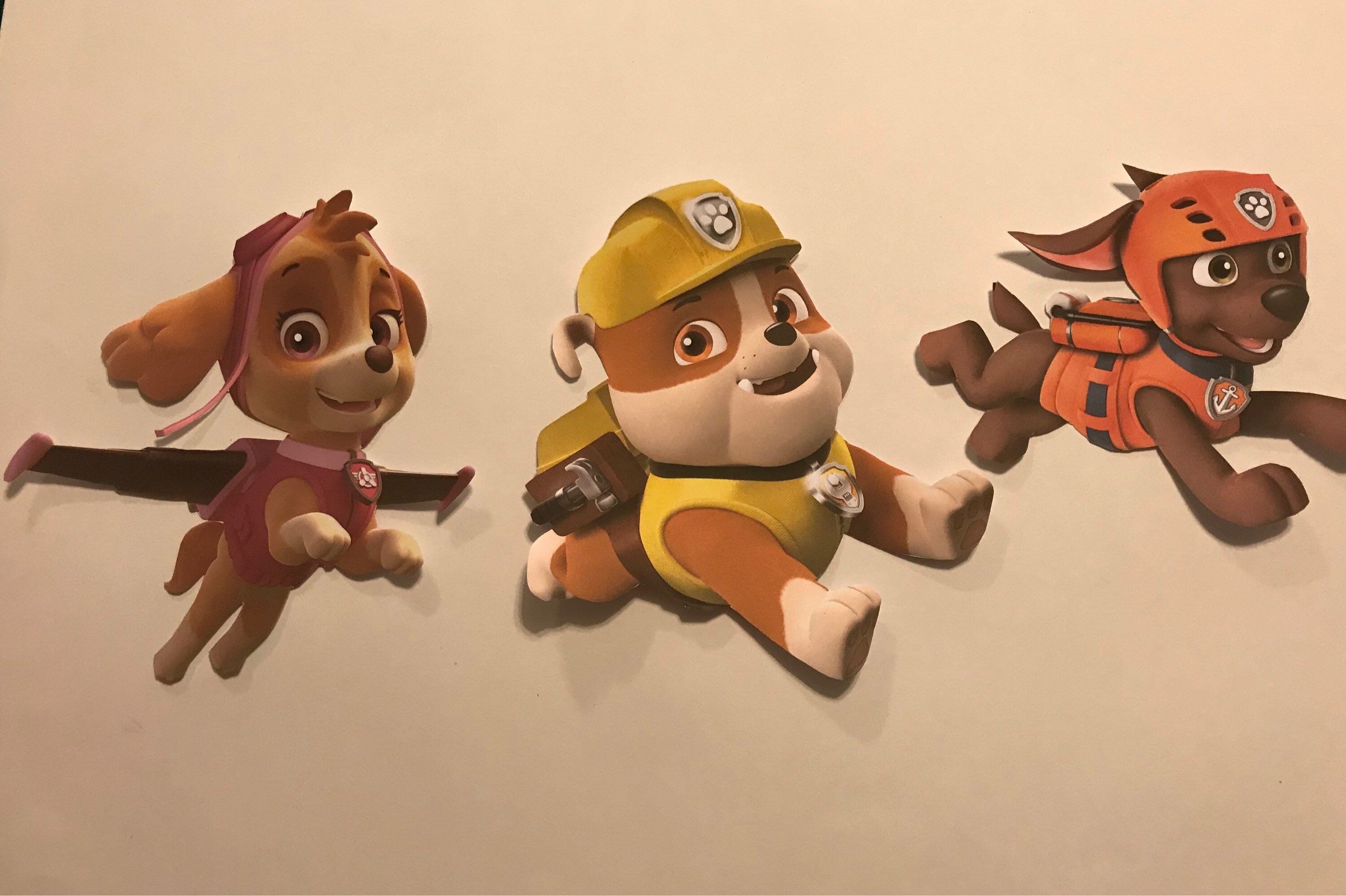 8 Paw Patrol Cut Outs For Centerpieces Cardstock 8