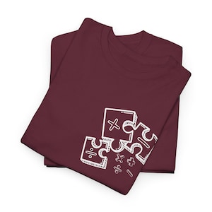 Math Teacher Unisex Heavy Cotton Tee  Funny Math Lover Gift, Mathematics Gift Shirt, Back to School Gift, Geometry Teacher Tee, Math