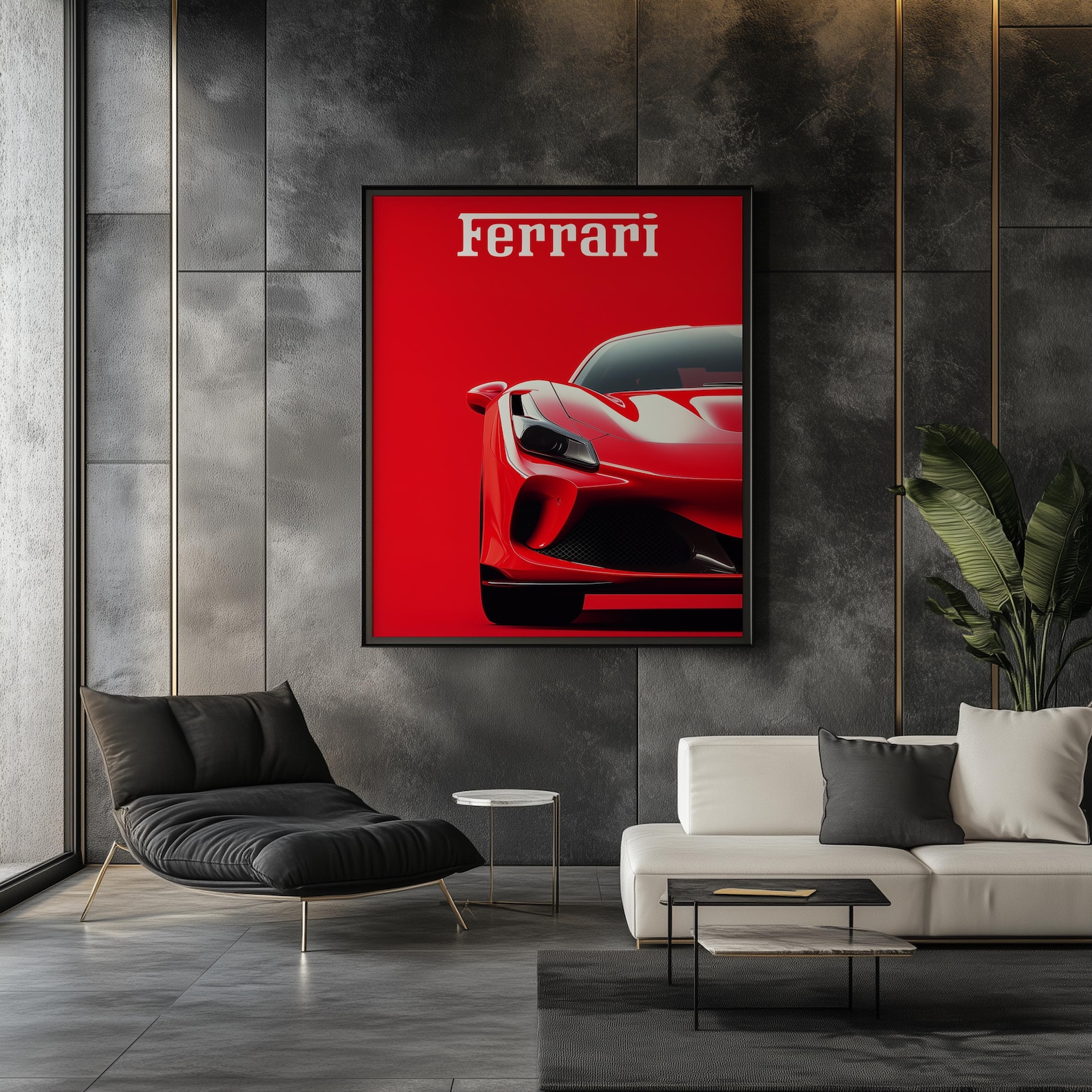 Ferrari F8 Tributo Poster – Red Supercar Wall Art | Digital Download ...