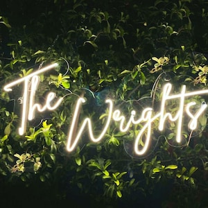 Custom Wedding Neon Sign, Battery Operated Upgrade Available | Wedding Neon Sign for Reception | LED Acrylic Sign with Free Dimmer