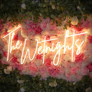 Personalisiertes Neon-Hochzeitsschild, Wanddekoration, Neon-Namensschild, Hochzeitsdekoration, Neonschild, individuelle Verlobungsdekoration, Hochzeitsschilder, personalisierte Geschenke