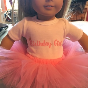 Doll Tutu Fits 18 inch Dolls You Pick the Colors
