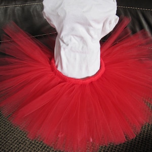 Red Tutu Christmas Tutu Valentine&#39;s Day Tutu Team Tutu