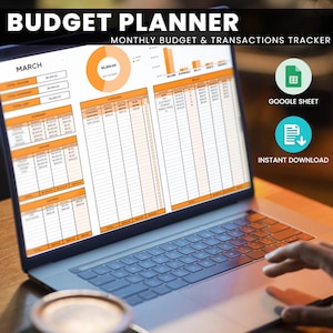 Budget Planner, Financial Spreadsheets, Google Sheet Templates