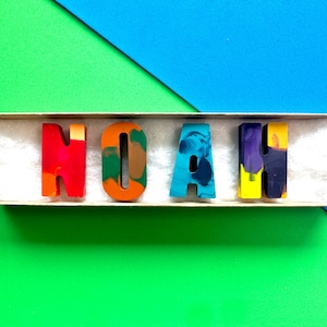 Personalized Name Crayons - Alphabet Name Crayons - Birthday Gift Kids - Personalized Gifts For Kids - Gifts For Kids - Kids Party Favors