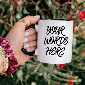 Stylish Accent Coffee Mug - Perfect Gift for Coffee Lovers, Home Office, Birthday, Funny Quote, Gift