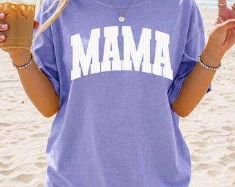 Custom Mama Summer Shirt, Neon Mama Shirt, Summer T-Shirt, Beach Tees, Gift For Mom, Mother's Day Gift, Mom Shirt Trendy Gift For Her