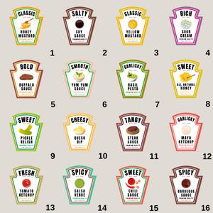 Thanksgiving Group Condiments Costume DTF Transfers, Matching Condiment Dtf, Softball Tournament Ketchup Ranch Mayo Shirts Dtf Gang Sheet