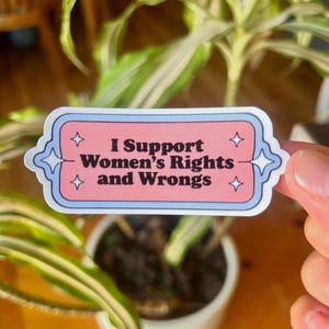 Feministische Aufkleber | Frauenpower | Frauenrechte Empowerment Vinyl Laptop Sticker