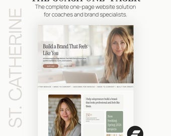 St. Catherine Showit Website Template | Coaches & Creatives