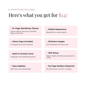 WordPress Theme for Wedding Planners, Florists & Coordinators | Luxury Website Template | No Coding Required image 7