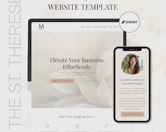 Showit Website Template: 30+ Pages for Coaches & Solopreneurs