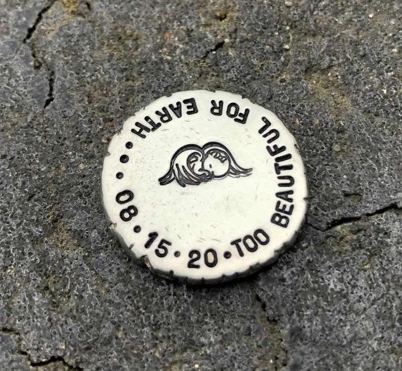 Keepsake Coin / Miscarriage Gifts / Sympathy Gift for Father /  Etsy