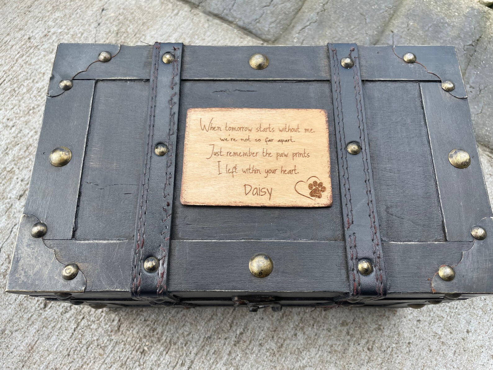 Pet Memorial Keepsake Box / Dog Memory Box / Pet Urn / Dog Etsy