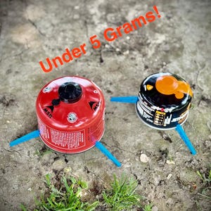 Ultralight Stove Stabilizer Legs – Under 5g | Fits MSR, Jetboil Fuel Canisters | Backpacking & Camping Gear
