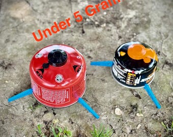 Ultralight Stove Stabilizer Legs – Under 5g | Fits MSR, Jetboil Fuel Canisters | Backpacking & Camping Gear