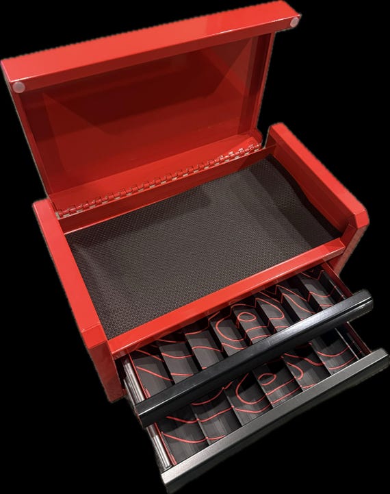 Mini Toolbox Organizer, Knife & Flashlight Modular Inserts- Fits