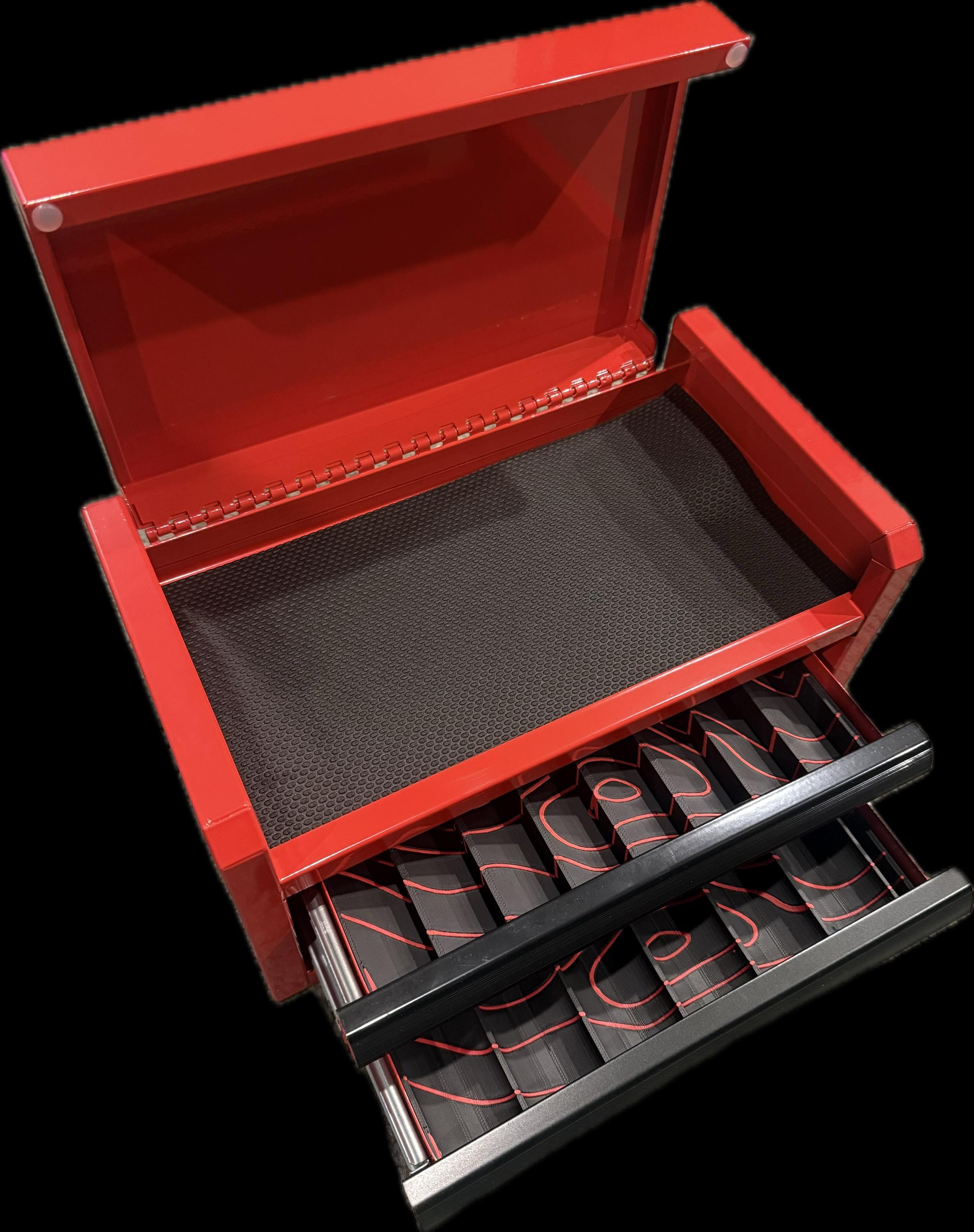Mini Toolbox Organizer, Knife & Flashlight Modular Inserts- Fits
