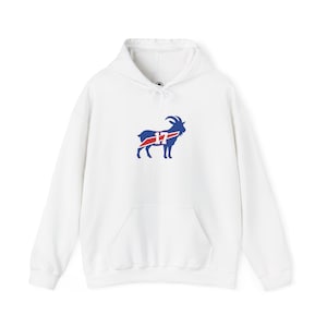 Josh Allen der ZIEGE Hoodie - Buffalo Bills Mafia Sweatshirt, Team Player Design, Football Fan Bekleidung, Spieltag Ausrüstung, NFL-Liebhaber Geschenk