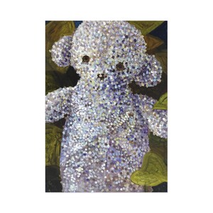 Serie de ositos de peluche - Lentejuelas en secuencia (Postal artística)