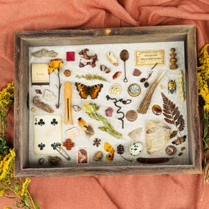 Setzkasten aus Altholz: Natur & Vintage Montagekunst