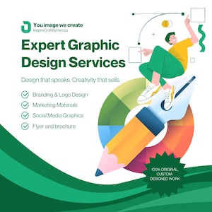 カスタムグラフィックデザイン：名刺、ロゴ、ポスター、バナー