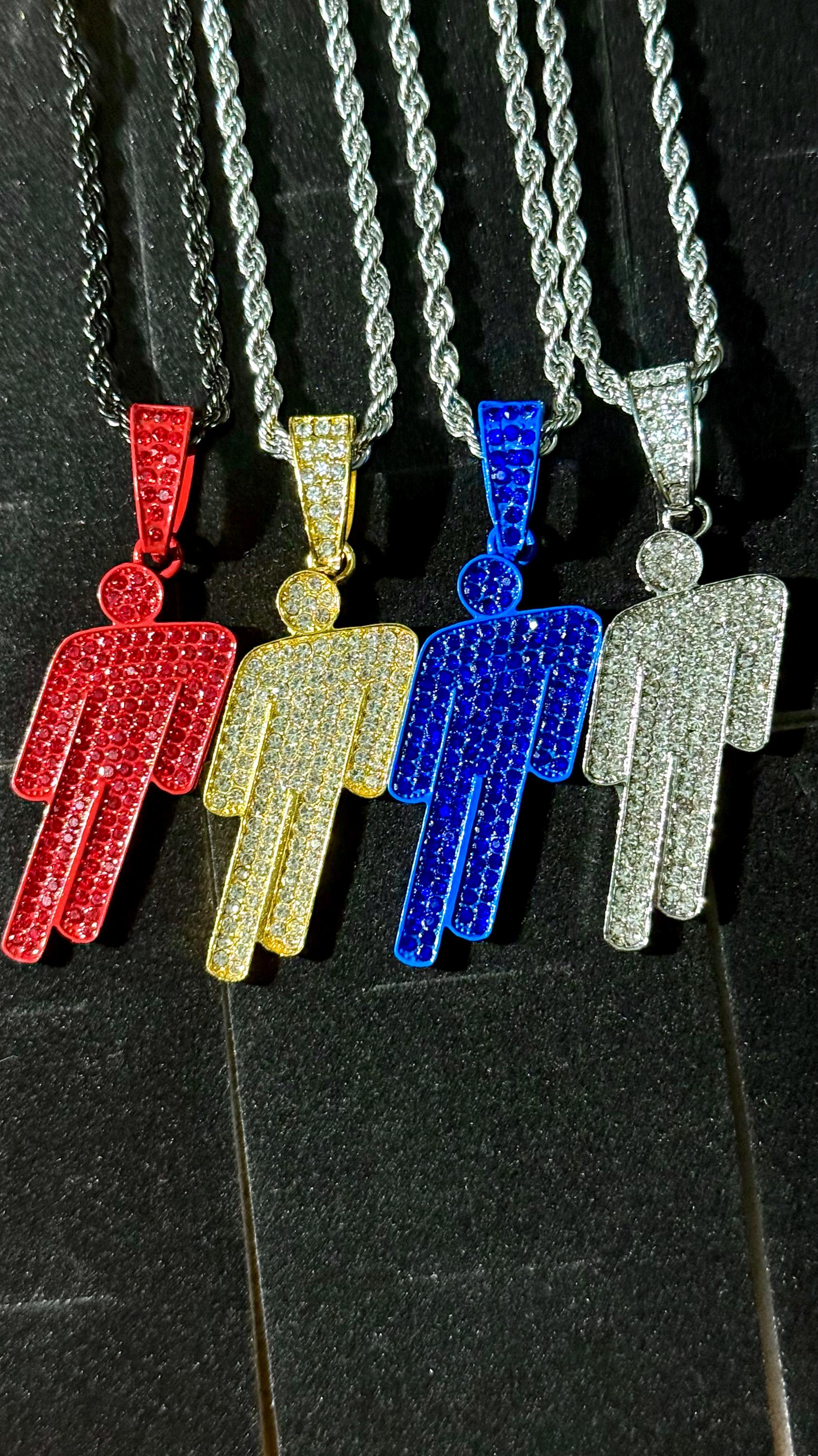 Blohsh Necklace Billie Eilish Blue - Etsy