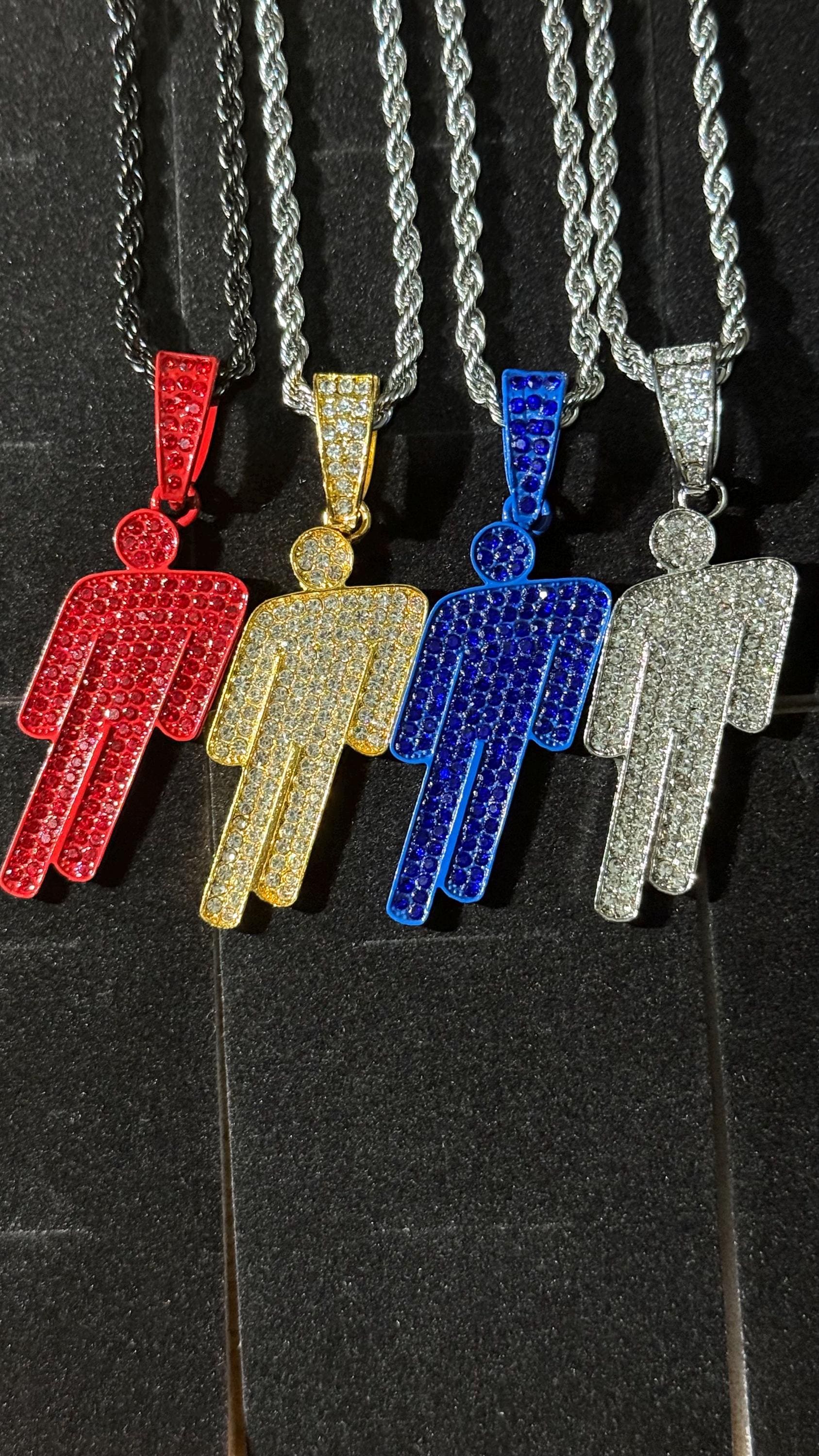 Blohsh Necklace Billie Eilish Blue - Etsy