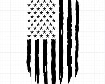 Distressed American Flag SVG PNG | Grunge USA Flag Svg | Rustic American Flag Cut File | Patriotic Svg | Veteran Flag Svg