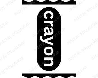 Halloween Crayon Costume SVG: Teacher Group Design (Digital Download)