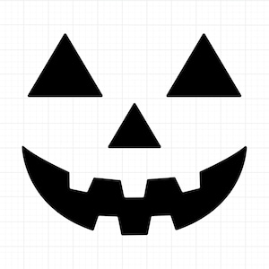 Jack O Lantern Face SVG PNG | Pumpkin Face SVG | Halloween Svg Cut File | Spooky Pumpkin Svg | Cricut Halloween Design | Fall Craft Svg