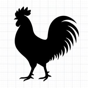 Hahn SVG PNG | Hahn Silhouette SVG | Bauernhof Tier geschnitten Datei | Huhn geschnitten Datei | Barnyard Schnitt-Datei | Bauernhaus Dekor | Cricut Landhaus