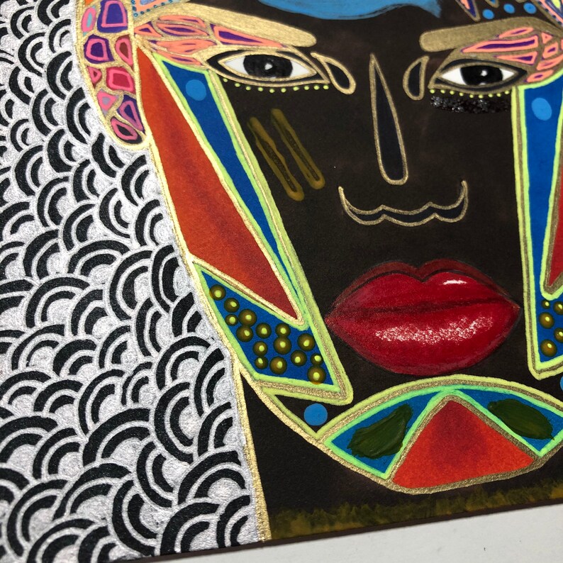 Original painting Divine Feminine powerful woman Grace VI