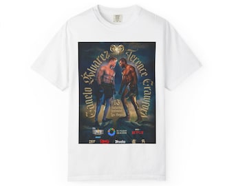 カネロ vs クロフォード ヴィンテージ ボクシングシャツ - アッシュ