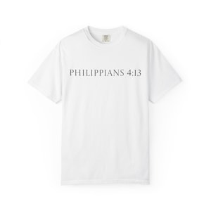 Inspirational Unisex T-shirt with Bible Verse, Christian Tee, Scripture Shirt, Religious Clothing, Faith Apparel