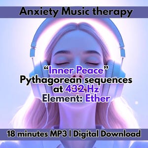 Musique pour la thérapie de l&#39;anxiété | Musique 432 Hz pour dormir | Ether Element Musique de guérison | Méditation dans le bain sonore | Musique des sphères de Pythagore MP3