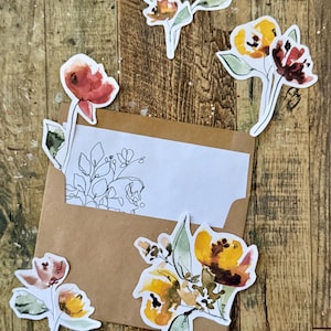 Fiori di carta tagliati con cura
