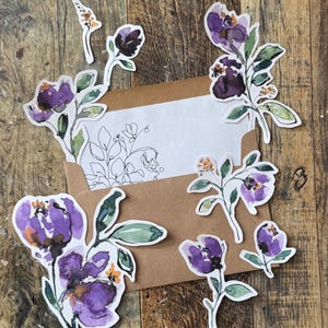 Fiori di carta tagliati con cura