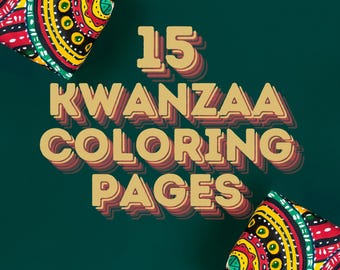 Kwanzaa Coloring Pages for Girls: 15 Printable Designs (PDF)