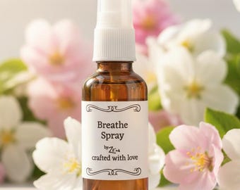 Breathe Easy Spray: Eucalyptus, Peppermint & Smokey Quartz - 30ml