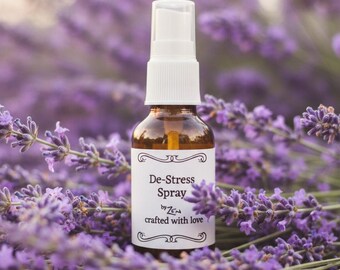 De-Stress Aromatherapy Spray: Rose Quartz, Lavender & Bergamot