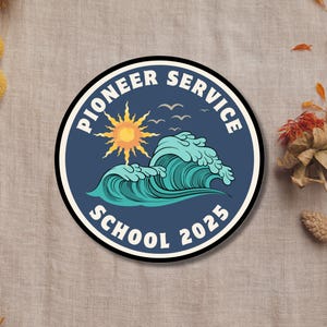Stickerpakket - JW Pioneer School-stickers - Engels en Spaans (2 en 1,5 inch)